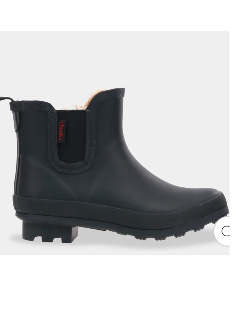 CHOOKA plush Chelsea rain boots